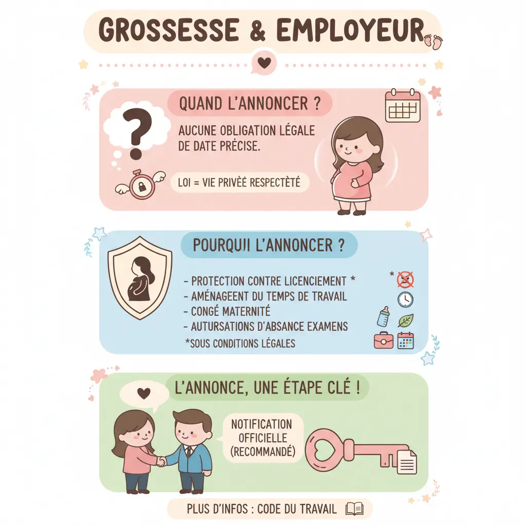 Votre employeur : Quand annoncer votre grossesse ? 5 conseils essentiels