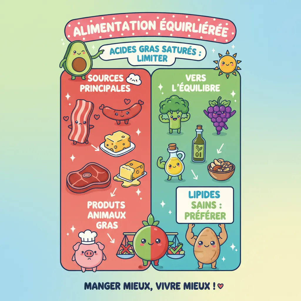 Votre alimentation et les acides gras saturés : 5 méthodes pour un équilibre optimal en 2026