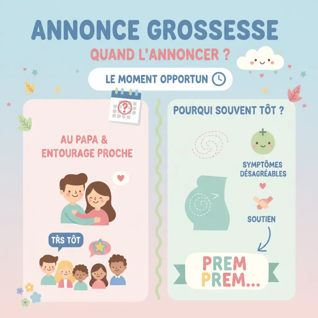 annonce de grossesse - futurs parents