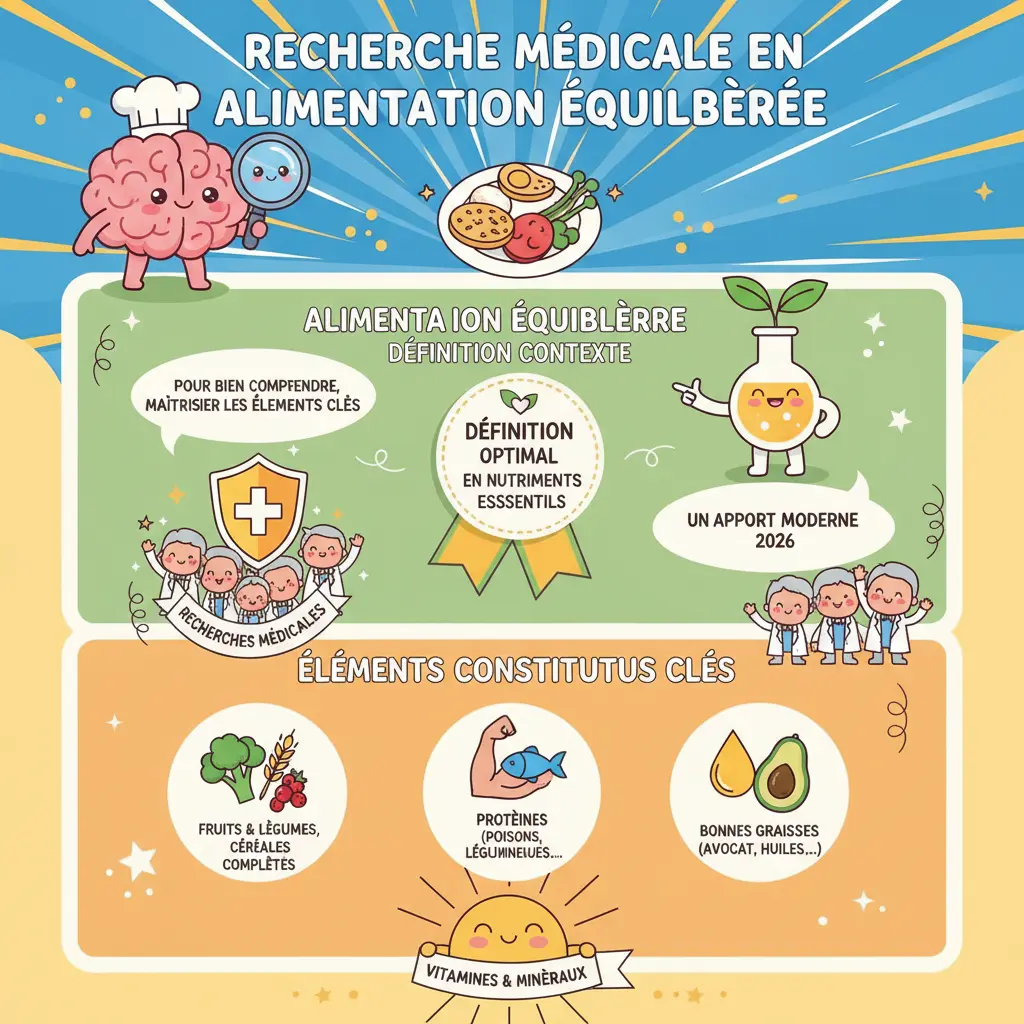 alimentation équilibrée - recherche médicale