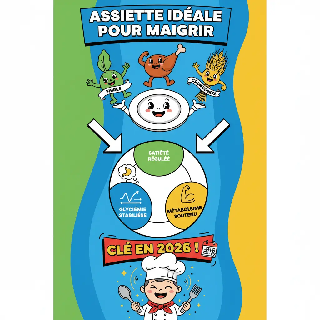 assiette idéale pour maigrir - DHA
