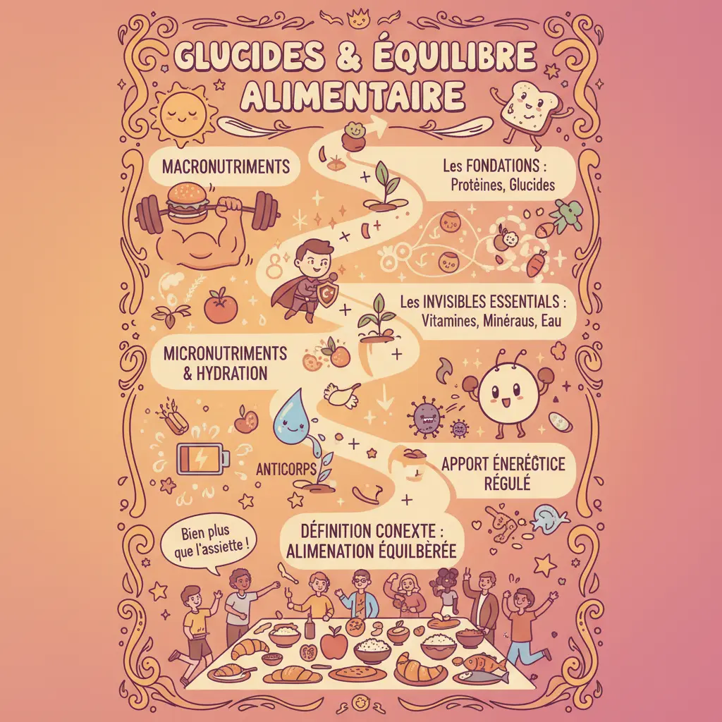alimentation équilibrée définition - glucides