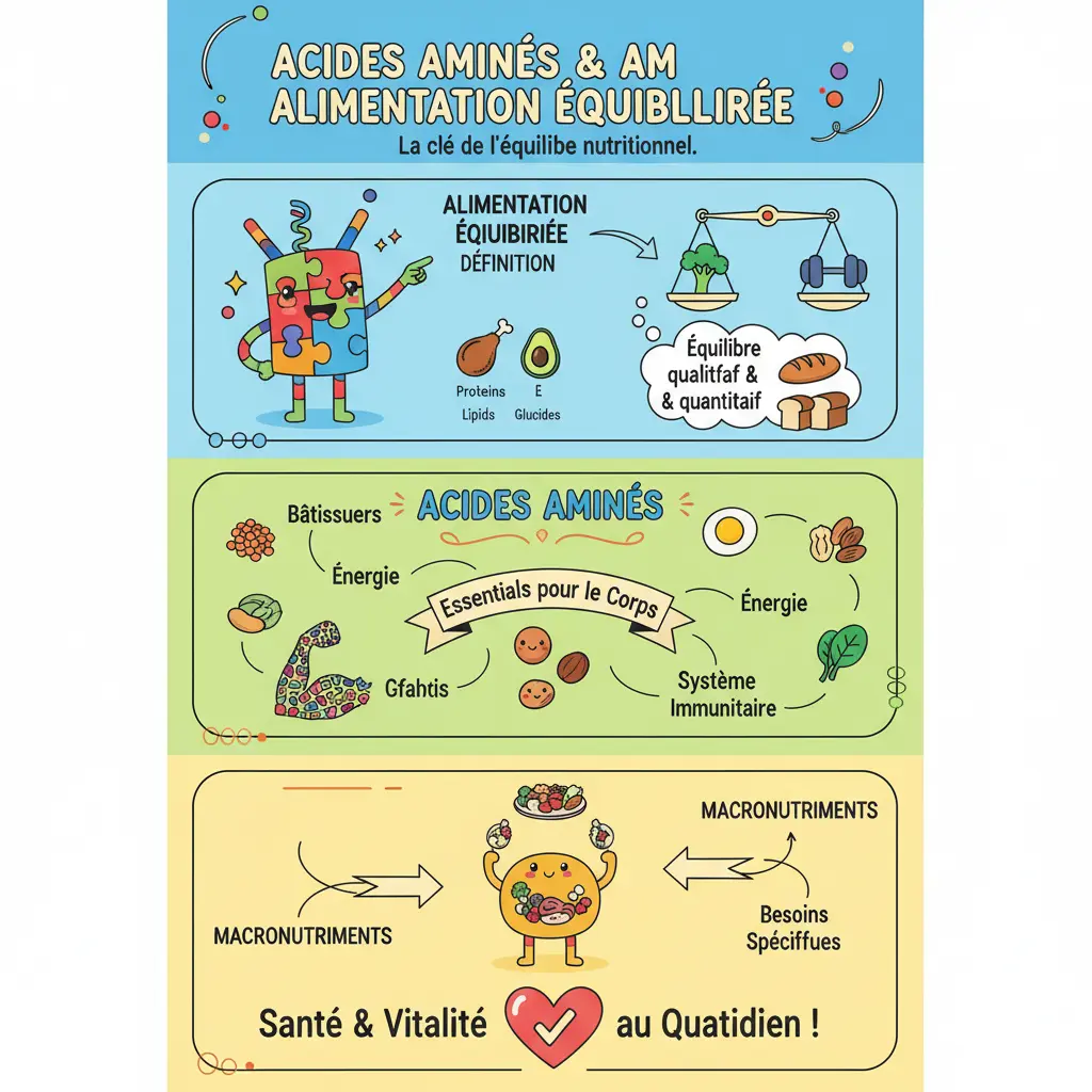alimentation équilibrée - acides aminés