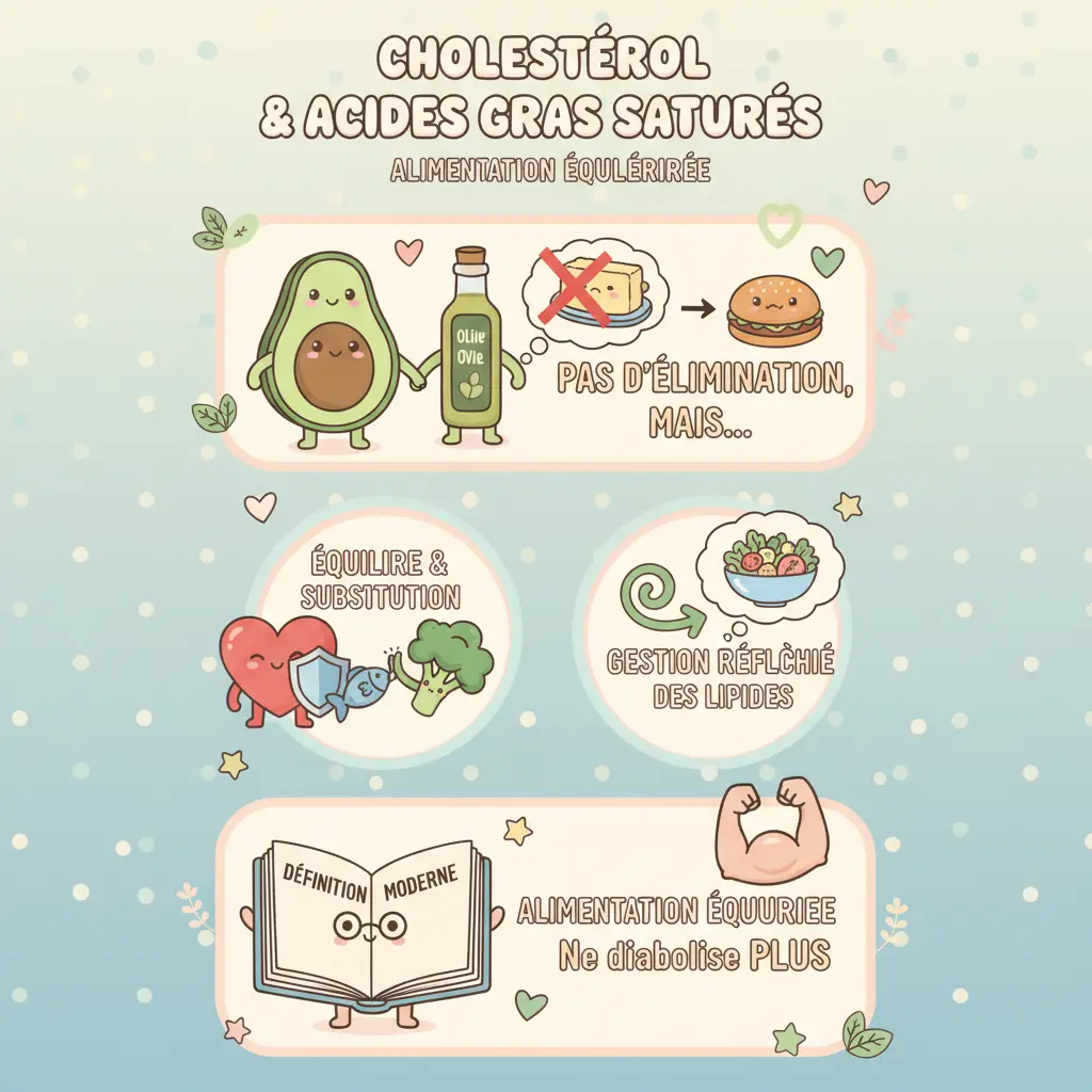 acides gras saturés - cholestérol