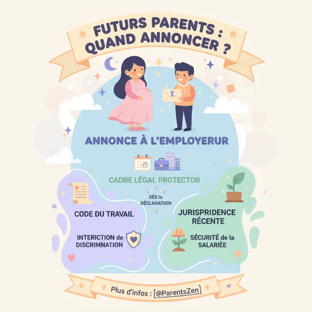quand annoncer grossesse - futurs parents