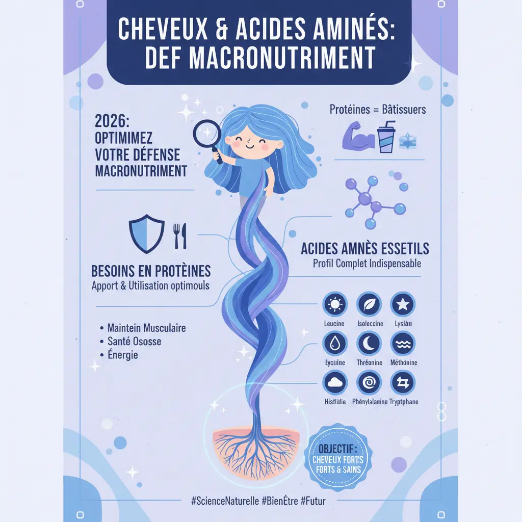 acides aminés - cheveux